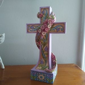 Jim Shore Cross "Faith Wrapped in Love" 2015